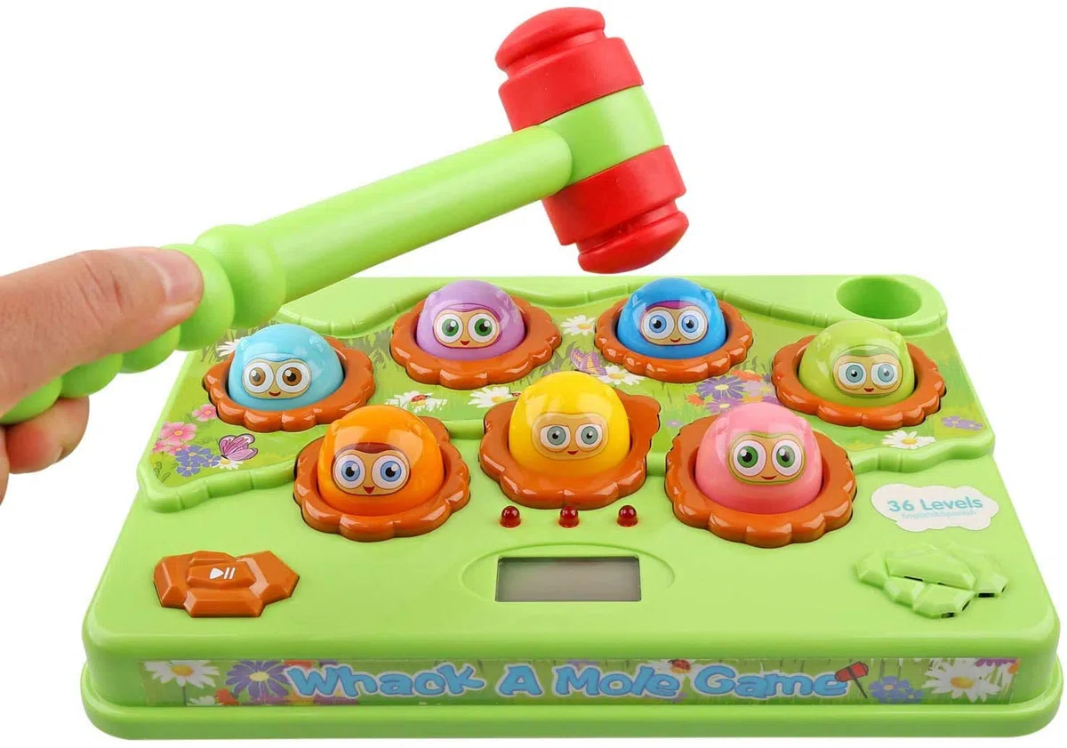 Giocattoli per Bambini Montessori, Giocattolo Abilità Motorie, Giochi di Martellamento Educativi Gioco Interattivo, Divertente Regalo per 3 4 5 6 7 Anni Ragazzo Ragazza Bambina Bambino