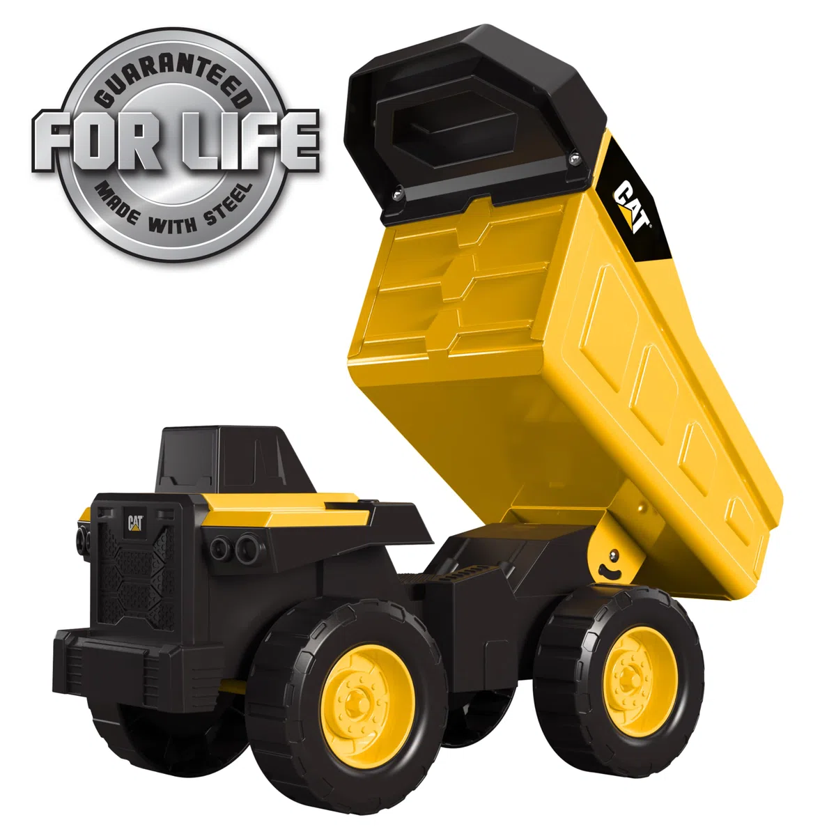 CatToysOfficial Camion Ribaltabile in Acciaio | Veicolo da Cantiere Giocattolo di 30 cm | Macchina Giocattolo Robusta con Cassone Ribaltabile | Per Giocare in Casa e All’Aperto – Gioco Bimbo 3 Anni