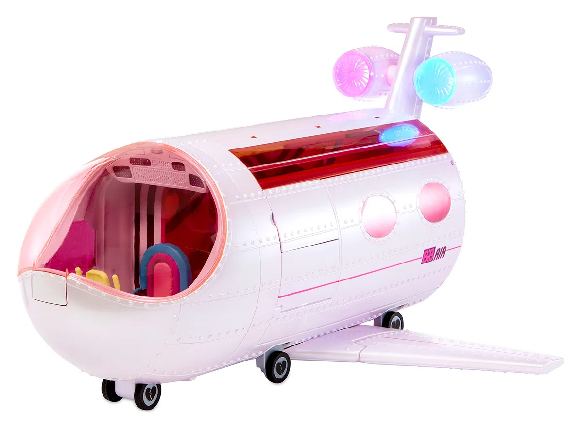 L.O.L. Surprise! OMG Aereo 4-in-1 - Aereo con 50 sorprese Inclusi Accessori - Si trasforma in Auto, Studio di Registrazione e Cabina di missaggio - da Collezione - per Bambini dai 4 Anni in su
