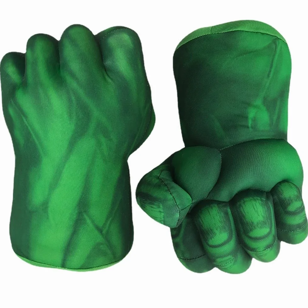 Guanti da Supereroe, per Cosplay, per Bambini, Cosplay, Pugni e Grandi e Morbidi, per Cosplay, Halloween, Giochi di Ruolo, Regalo per Compleanno, Natale per Ragazzi, Bambini (Verde)
