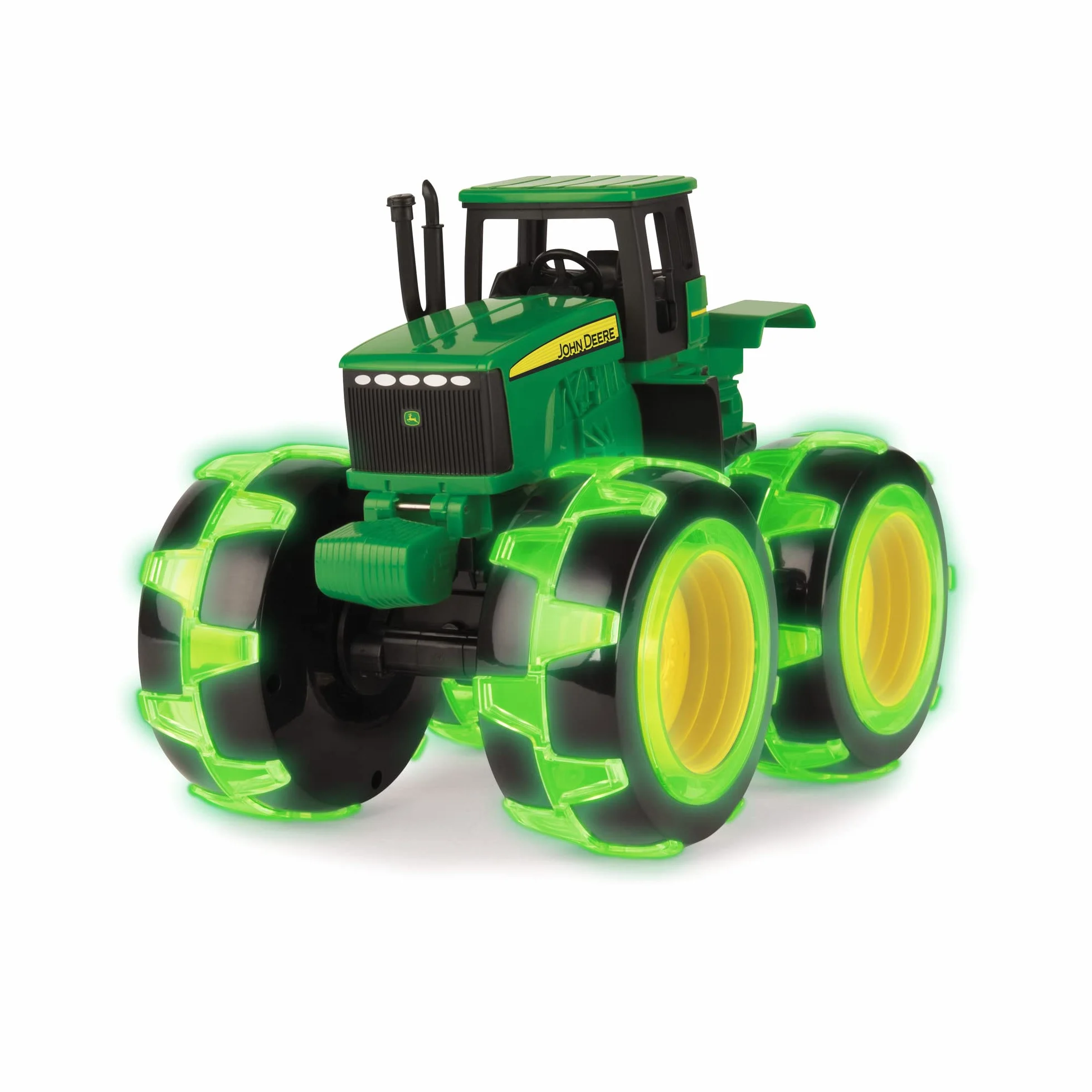 Tomy Lightning Wheels Gator Monster Treads John Deere Ruote Illuminate, Singolo, Multicolore, Standard, 46434