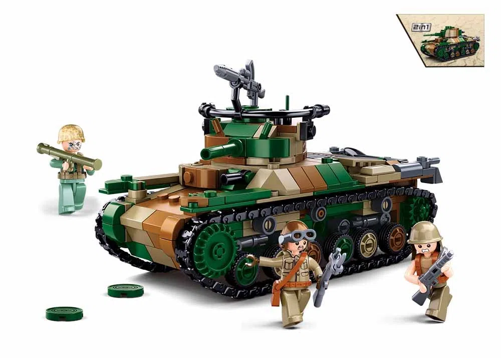 Sluban Klemmbausteine M38-B1107 WWII-Type 97 serbatoio medio