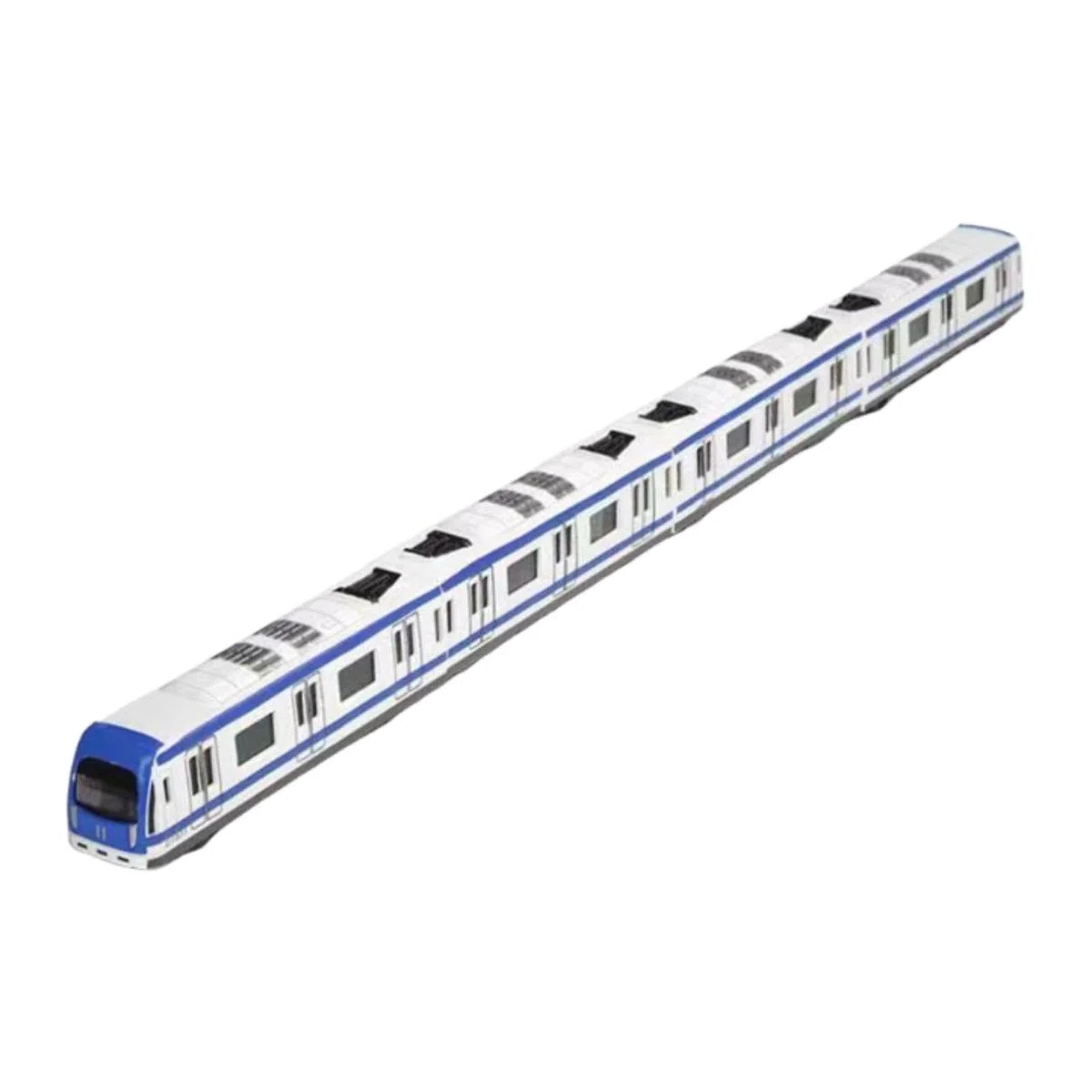Harilla Set di Treni Giocattolo, Modello di Treno della metropolitana in Lega Leggera Creativa per Bambini, Bambine e Ragazzi, Regali per Bambini, Blu