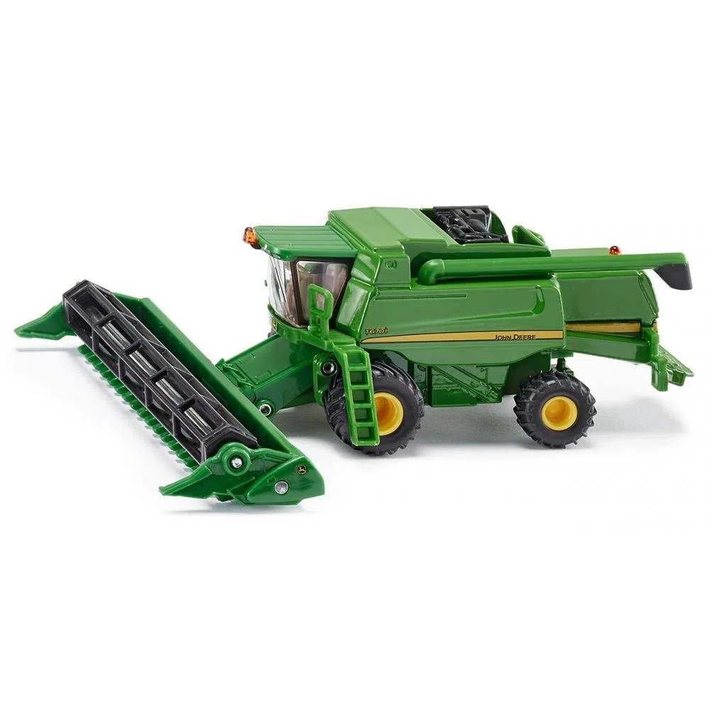 siku 1876, Mietitrebbiatrice John Deere T670i, 1:87, Metallo e Plastica, Verde, Barra falciante mobile e rimovibile