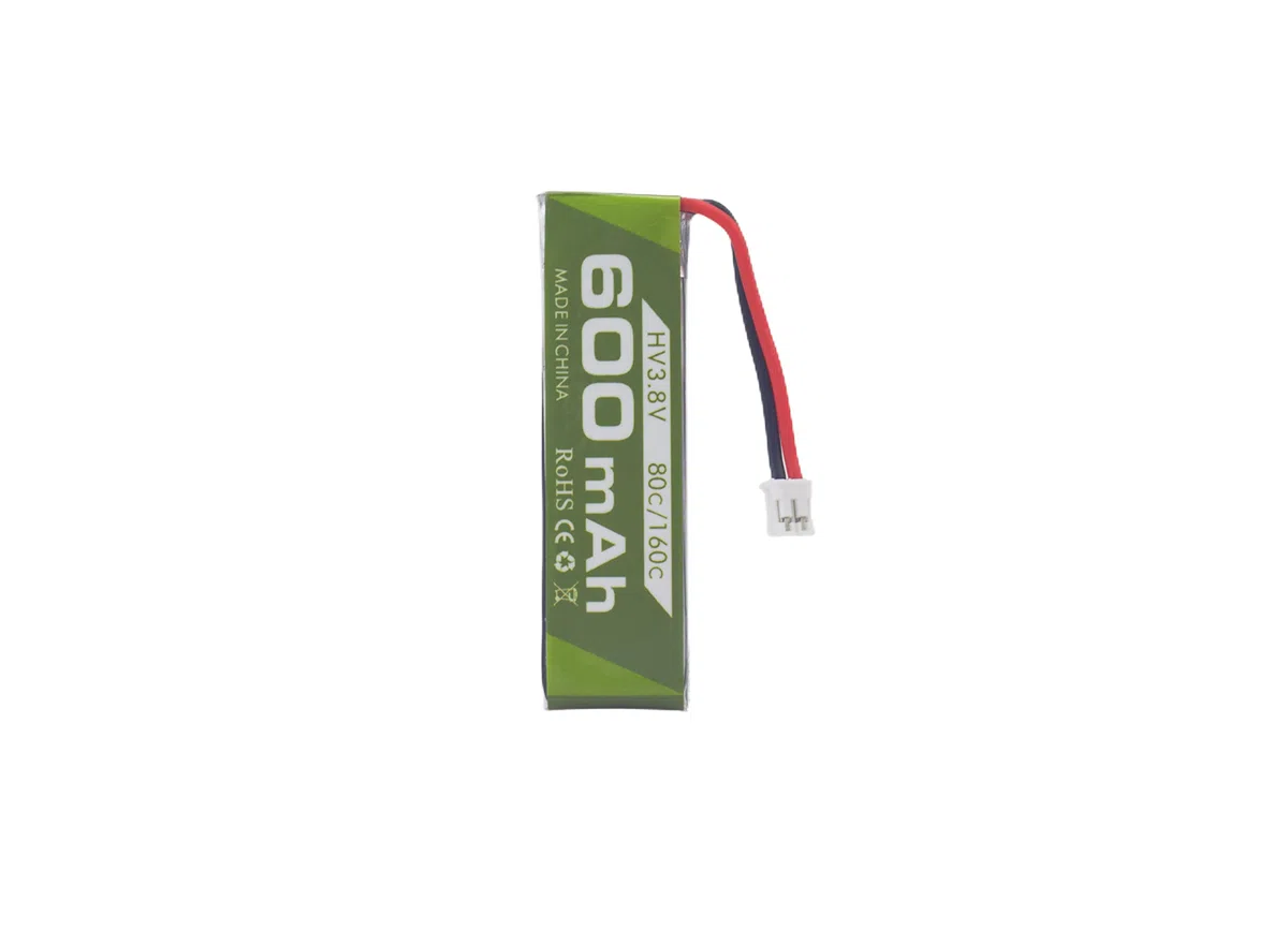 3PCS 1S 3.8V 80C 600mAh Batteria agli ioni di litio con Connettore JST-PH 2.0 Spina per Cinewhoop Tinyhawk Micro FPV Racing Drones RC Aircraft Batteria