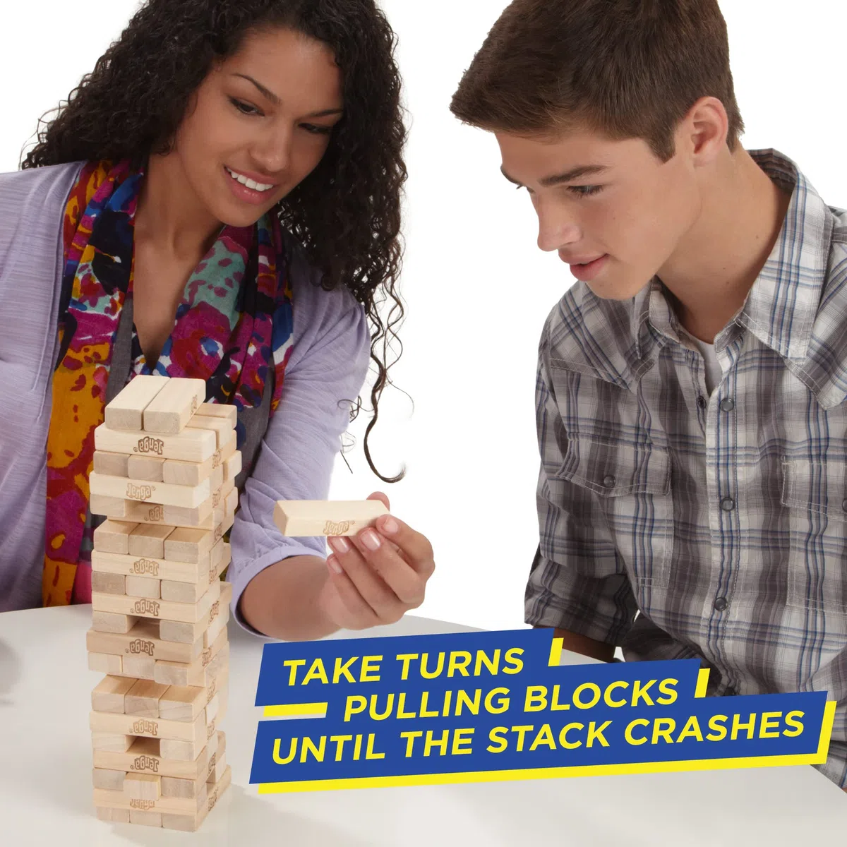 Hasbro - Jenga Gioco di Precisione e Abilità [Versione Inglese]