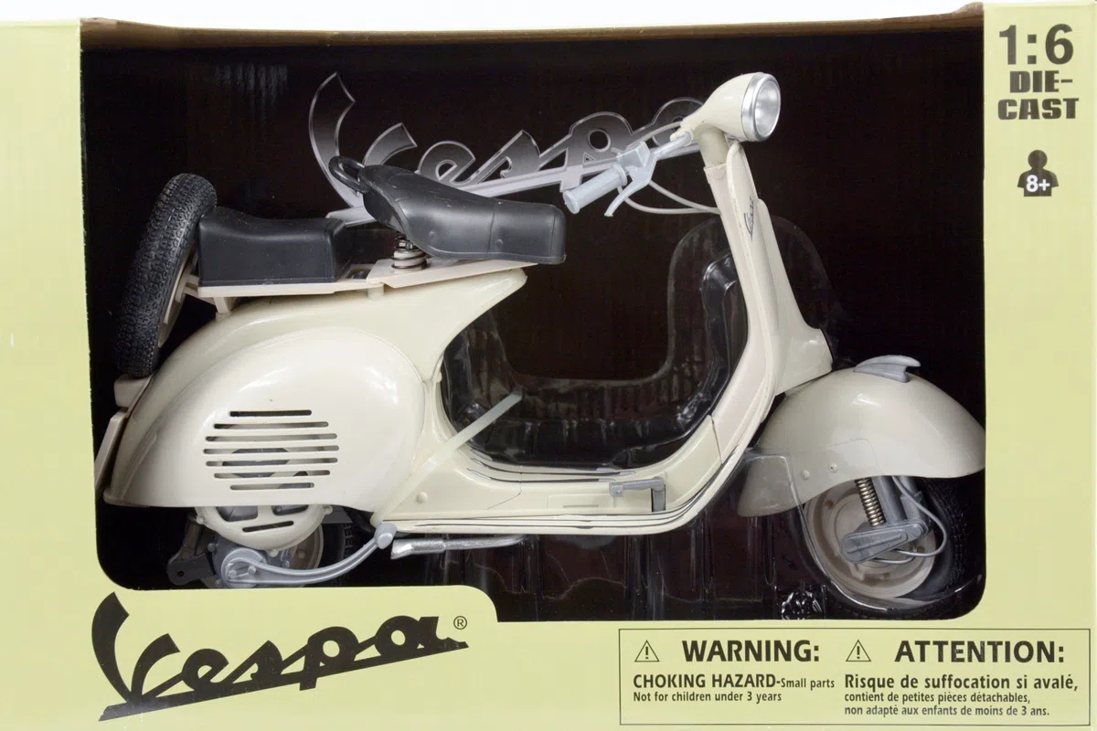 New-Ray S.R.L 846034 Moto 1:6 Newr Vespa 150 VL 49273, Multicolore