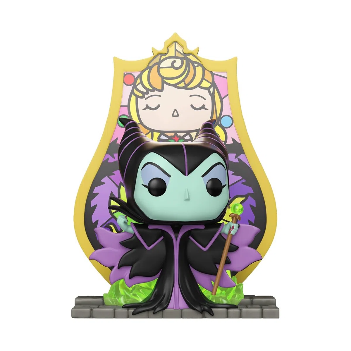 Funko Pop! Deluxe: Villains - Maleficent - (Glass) - Malefica - Disney Villains - Cattivi Disney - Figura in Vinile da Collezione - Idea Regalo - Merchandising Ufficiale - Horror Fans