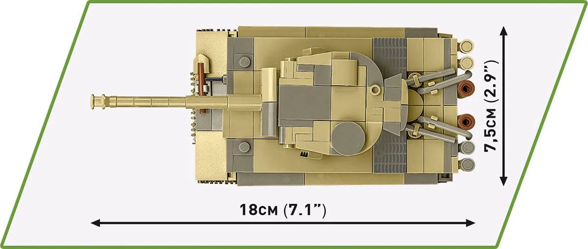 COBI Collezione Storica WWII Panzer VI Tiger 1 n. 131 Tank
