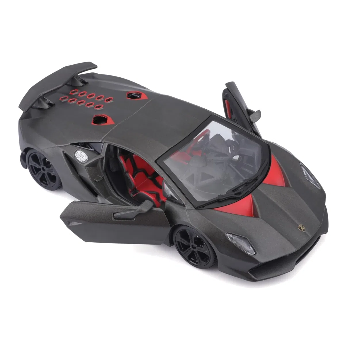 Bburago 18-21061 - Lamborghini Sesto Elemento, Colore: grigio metallizzato