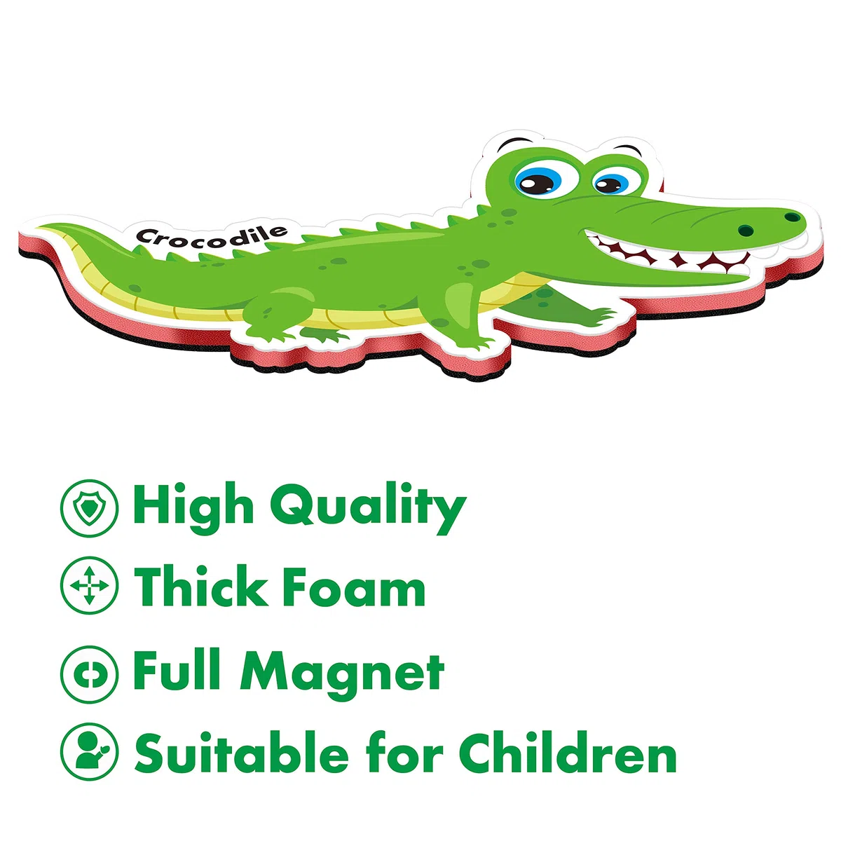 SpriteGru 60 magneti a tema animali per bambini, perfetti per l’apprendimento in età prescolare, (versione inglese)