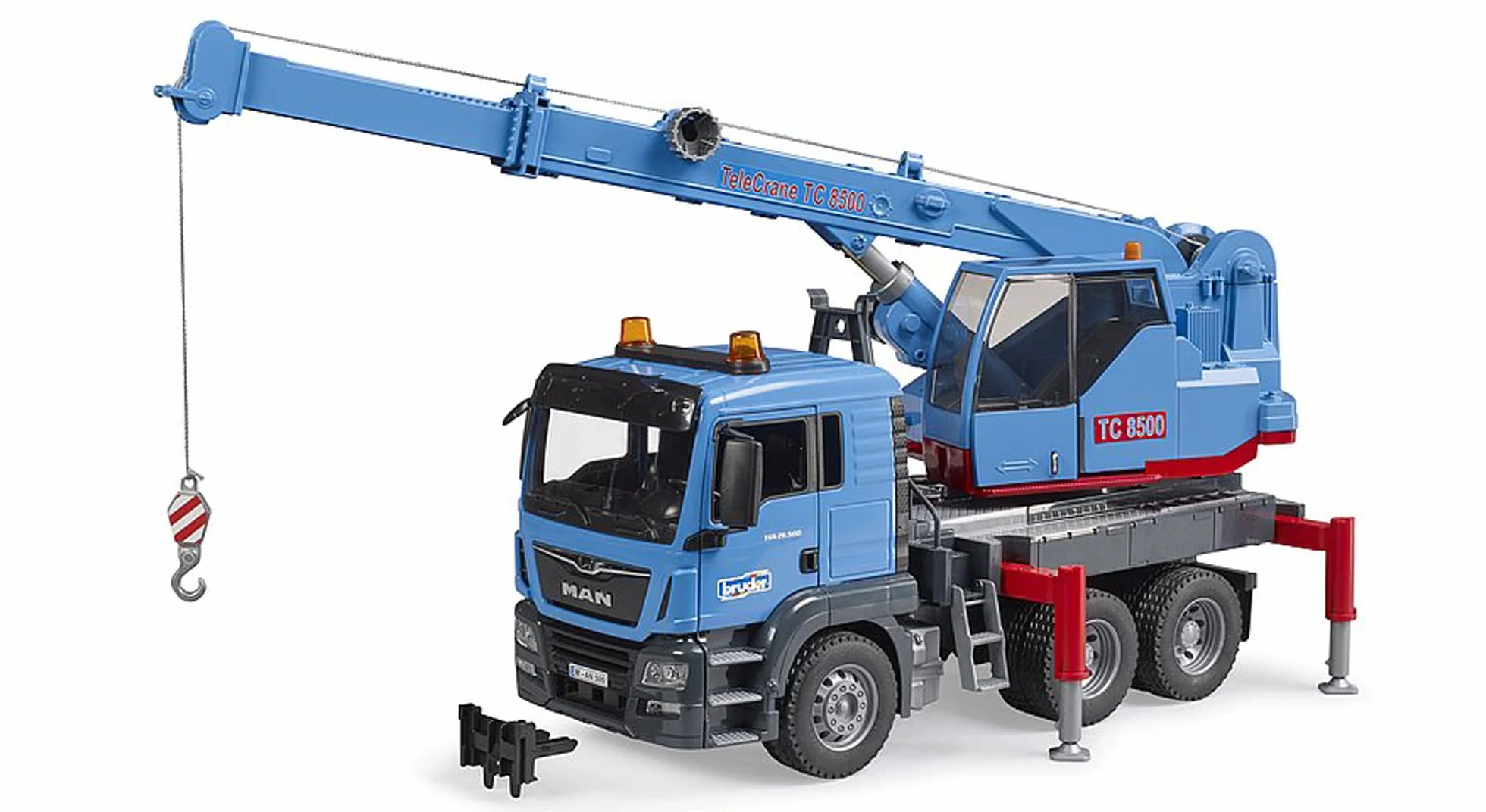 bruder 03771 - Autogru MAN TGS, Veicoli, Camion, Autogru, Veicolo con gru, Giocattoli 4+ anni