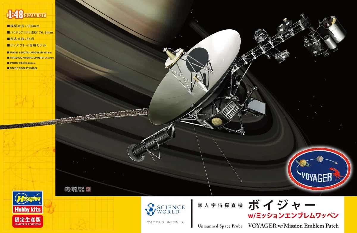 Hasegawa - 1/48 Voyager, sonda spaziale senza equipaggio, modellismo in plastica, scala: 1:48