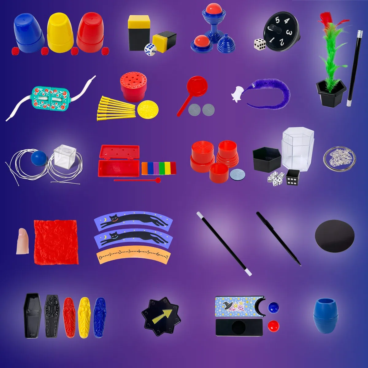 Heyzeibo Giochi di Magia - Oltre 60 Trucchi Magici per Bambini, Kit Magico con Bacchetta Magica e Istruzioni, Ragazzi, Ragazze, Bambini Piccoli, Principianti