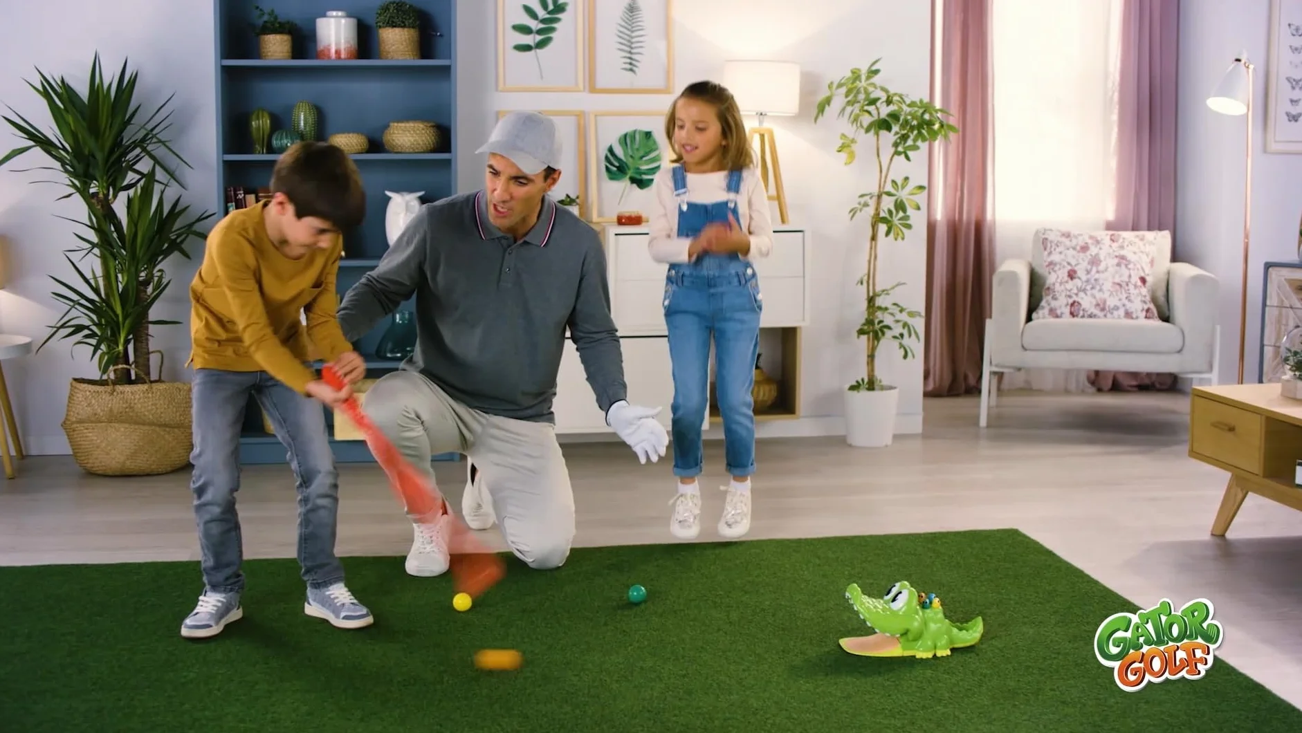Goliath Games Gator, Play-at-Home, mini golf, gioco per bambini dai 4 anni in su, 27 x 27 x 12,5 cm
