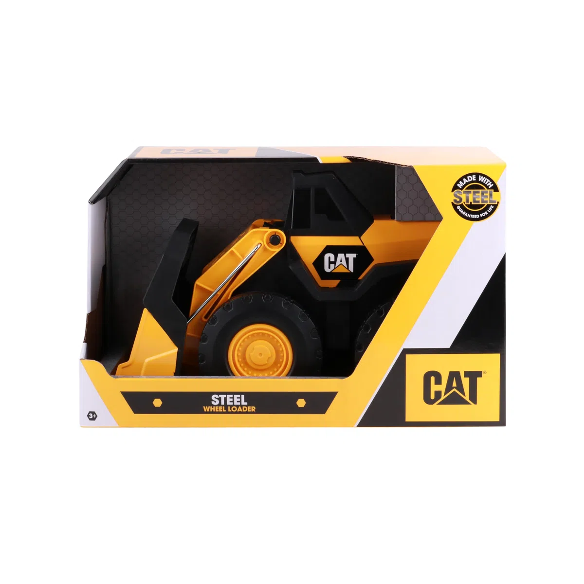 CAT TOYS Official 40,6 cm Grande giocattolo per pale gommate in acciaio | veicoli da cantiere per bambini | robusti e perfetti per ragazzi | regali e giocattoli all'aperto a partire dai 3 anni |