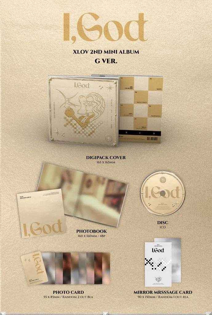 XLOV - 2nd Mini Album I,God (O ver.)