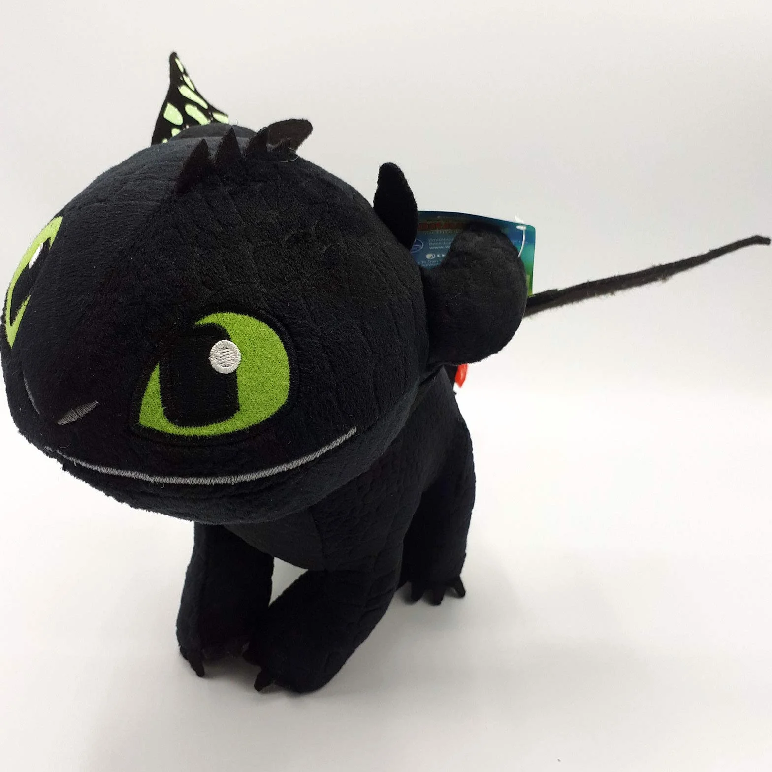 HTTYD Peluche Drago Sdentato Toothless Furia Buia 40cm Glow in The Dark