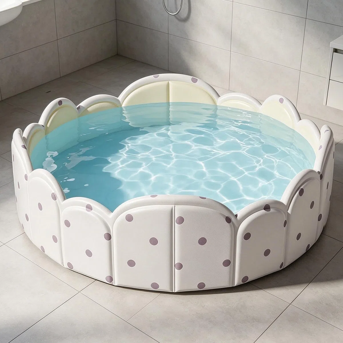 Piscina Pieghevole per Animali,Vasca Portatile Non Gonfiabile,Piccola piscina da cani | per Bambini Animali Domestici Spiaggia Esterno Interno Estate Viaggio Giochi Estate