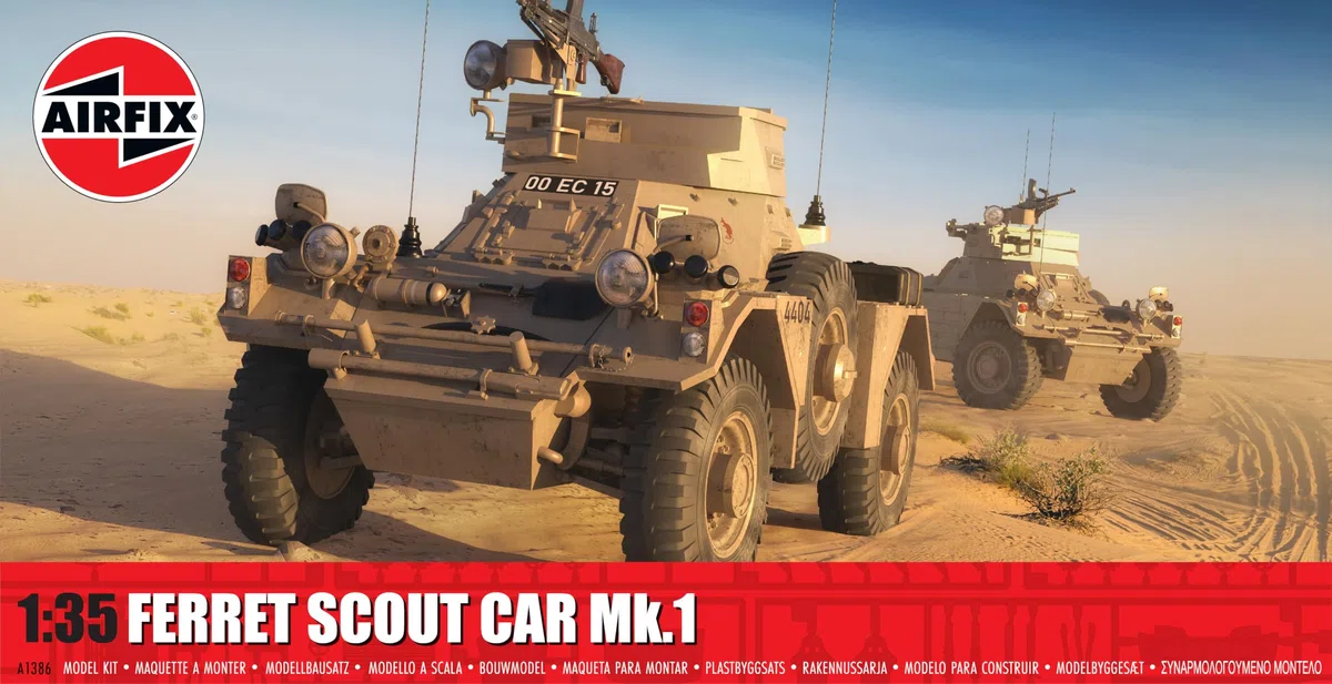 Airfix A1386 Furetto Scout Car MK 1 Militare