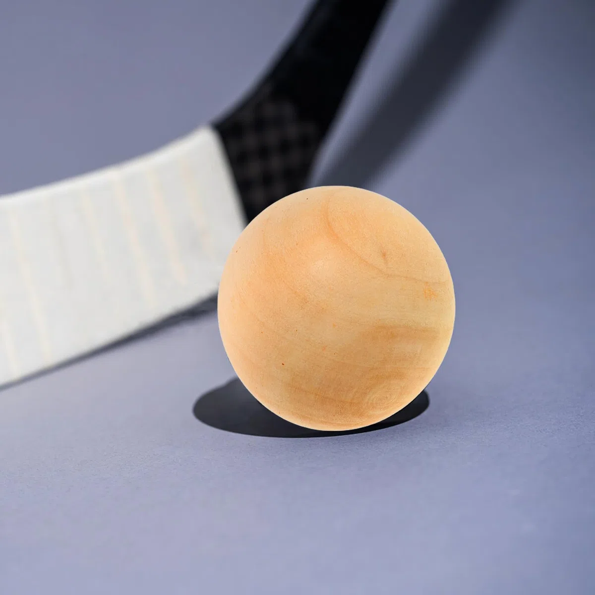 15 Palline da Hockey in Legno Beige per Giochi Indoor, Resistente ai Danni Potenza di Tiro Precisa, per Allenamento di Hockey e Partite