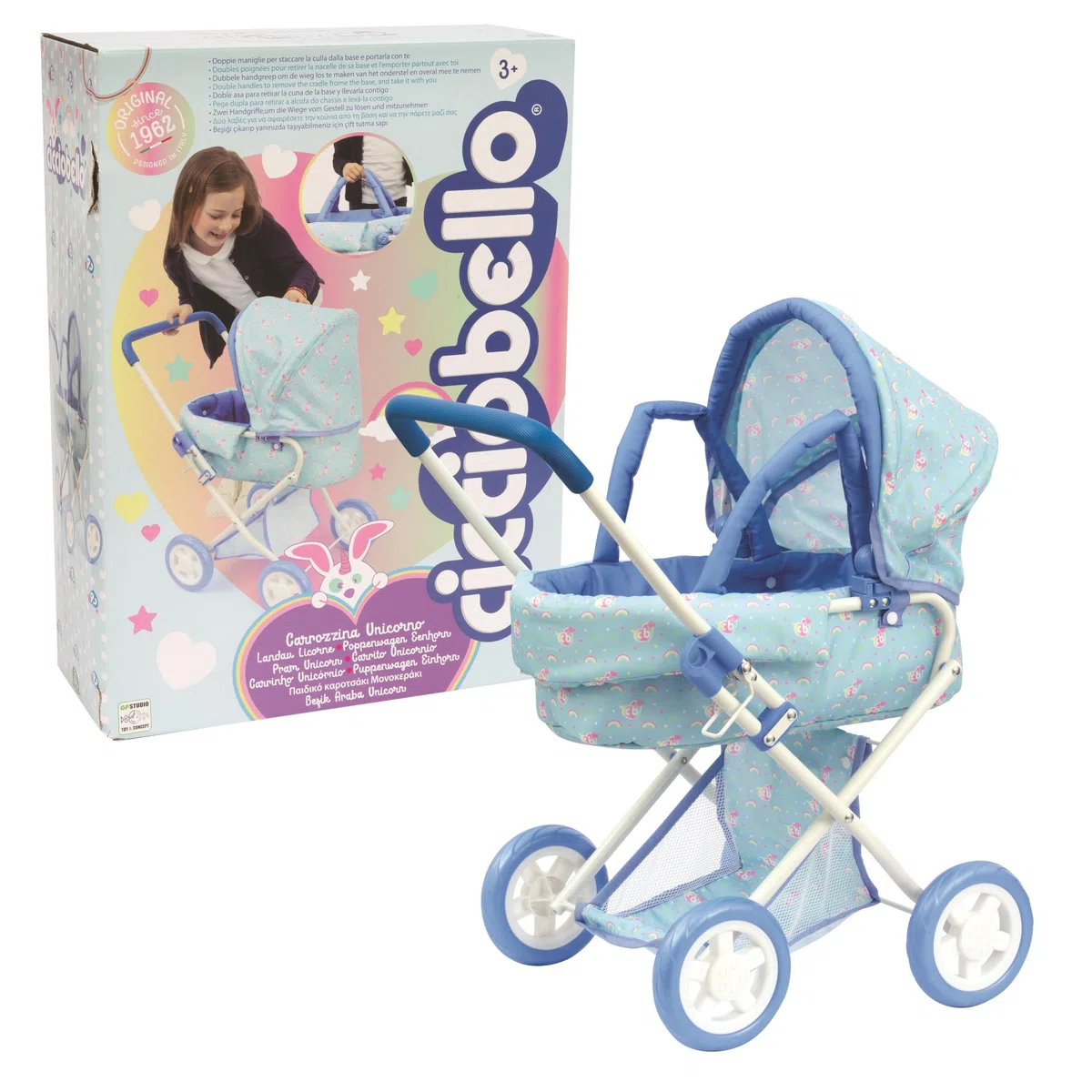 GIOCHERIA CICCIOBELLO Carrozzina Unicorno