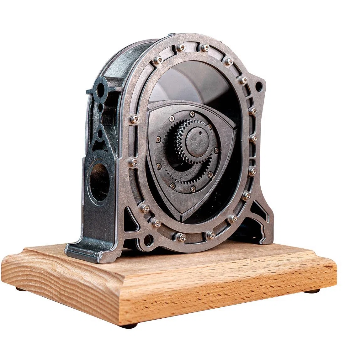 Kit di montaggio meccanico funzionale in metallo con motore rotativo Wankel a 4 tempi, costruisci il tuo motore, ingegneria educativa per gli appassionati di scienze fisiche STEM