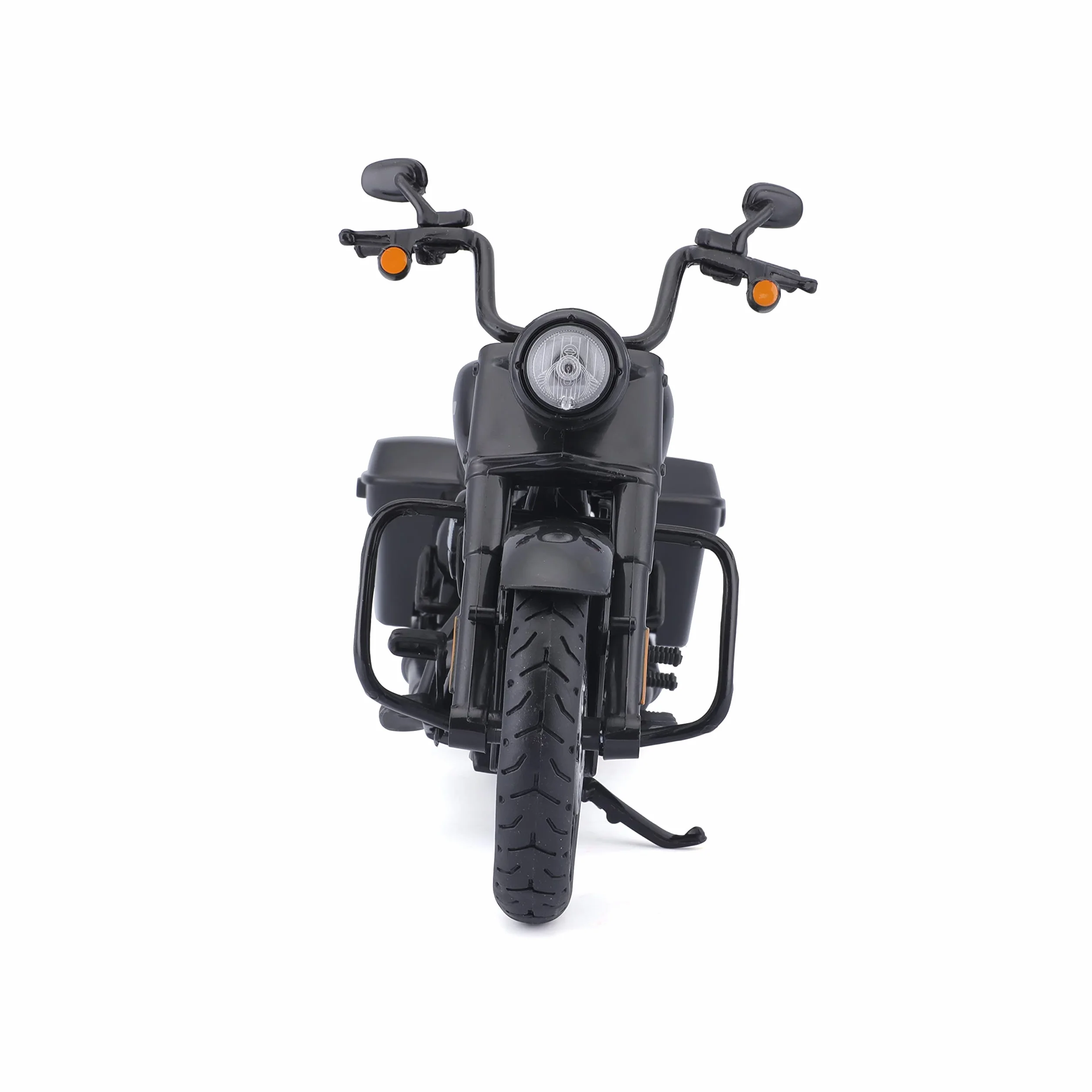 Maisto Harley-Davidson Road King Special: fedele modello di moto 1:12, forcella, supporto laterale mobile, 20 cm, nero (532336)