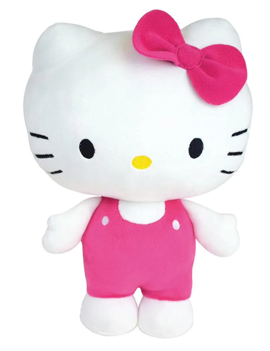 Jemini | Peluche Hello Kitty Squishy 40 Cm | Cuscino Peluche Morbido E Soffice | Dalla nascita | Grande Formato Decorativo per Camera Da Letto Ragazza | Licenza Ufficiale Sanrio | Idea Regalo Bambino