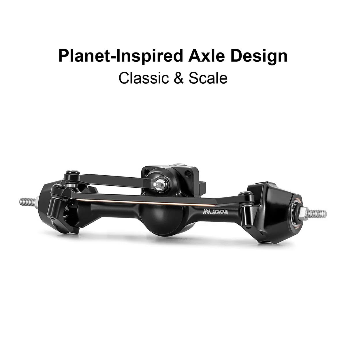 INJORA Assali Planet +3mm con Pivotant in Ottone per 1/30 Axial SCX30