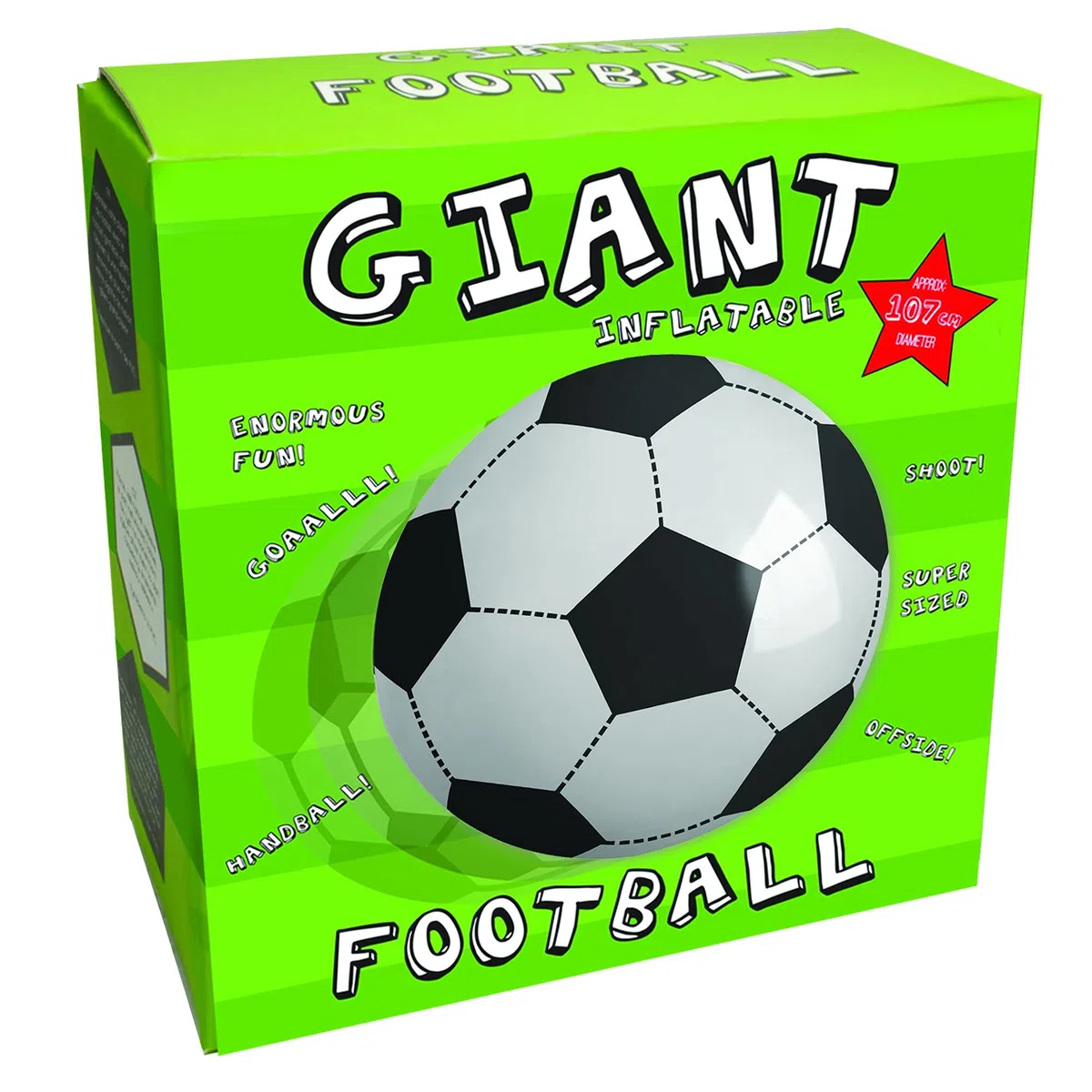 Pallone da calcio gigante e gonfiabile