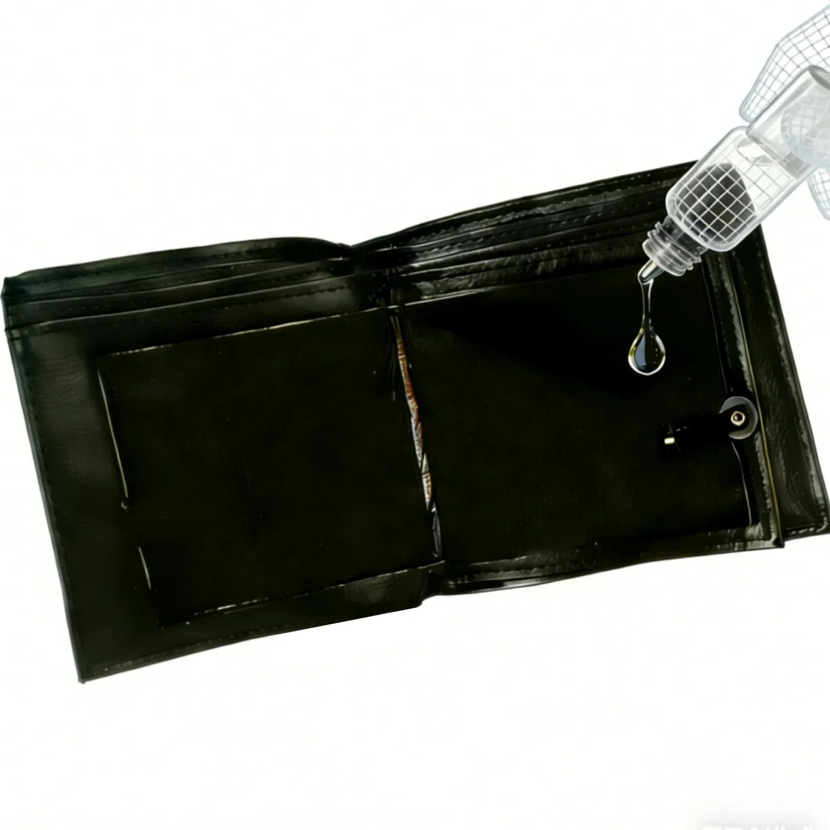 Portafoglio Magic Flaming Fire Wallet con fiamma del mago, Magician Stage Street Inimmaginabile oggetto di scena