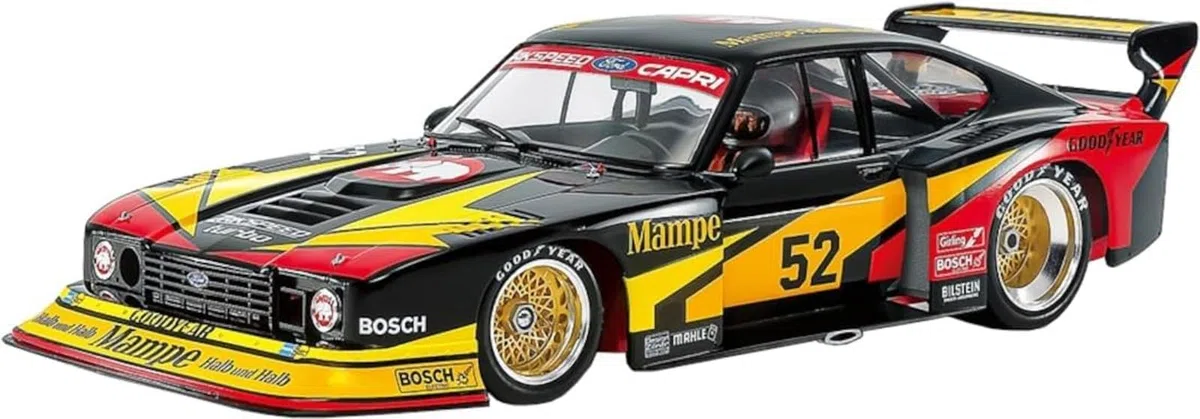 Tamiya Ford Zakspeed Capri Turbo MAMPE 24376 - Modellino in plastica per hobby, bricolage, modellismo, modellismo