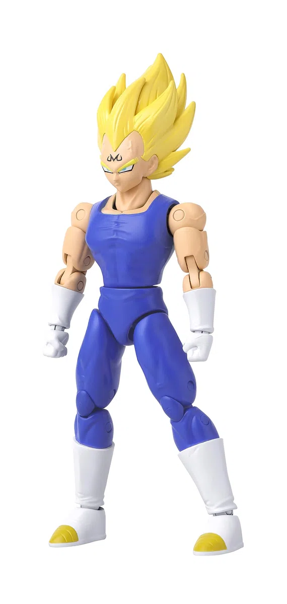 Bandai - Dragon Ball Z - Figurina articolata Dragon Stars 17 cm - Majin Vegeta - Licenza ufficiale Dragon Ball - Figurina articolata Majin Vegeta - Giocattolo per bambini 4 anni e + - 40731