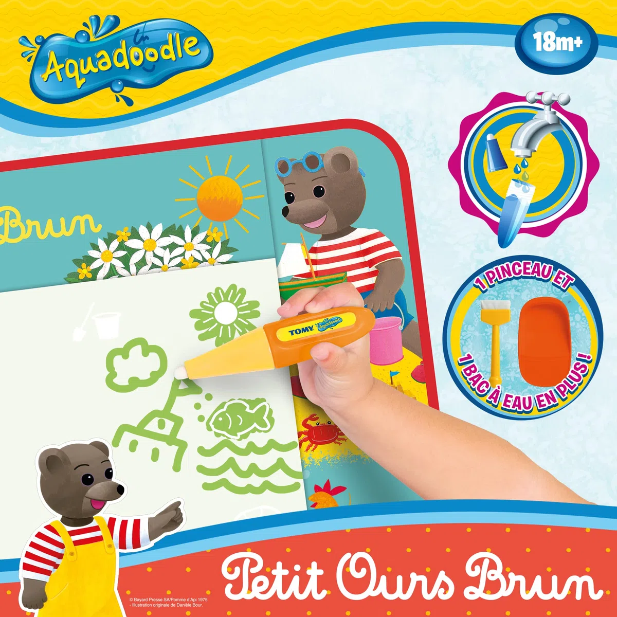 AquaDoodle Petit Our Brown E73425 - Tappetino da disegno ad acqua, da colorare gigante