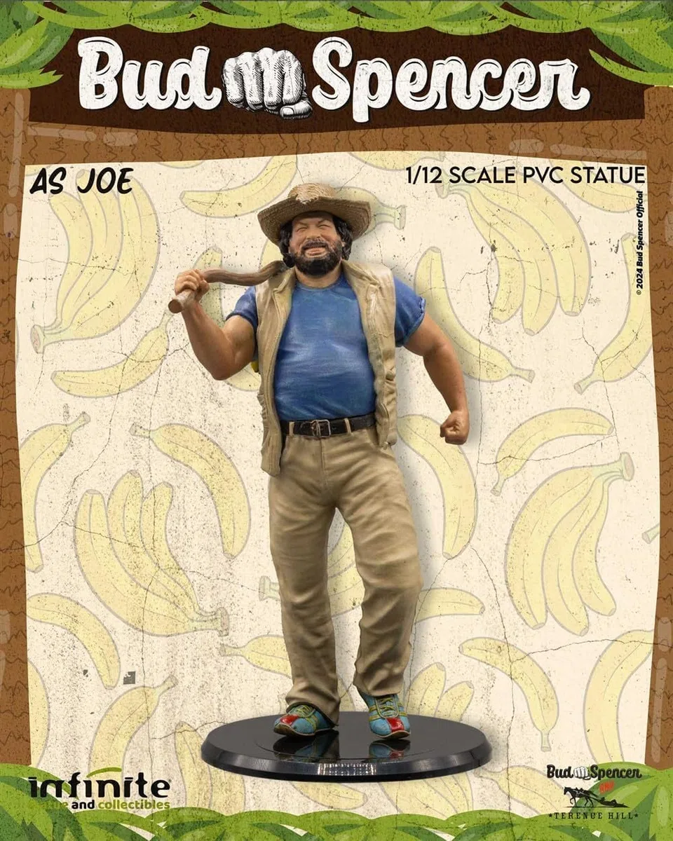 BUD SPENCER Joe - Scena Film BANANA JOE - Statua Figura da Collezione in PVC - scala 1/12 - altezza 16cm