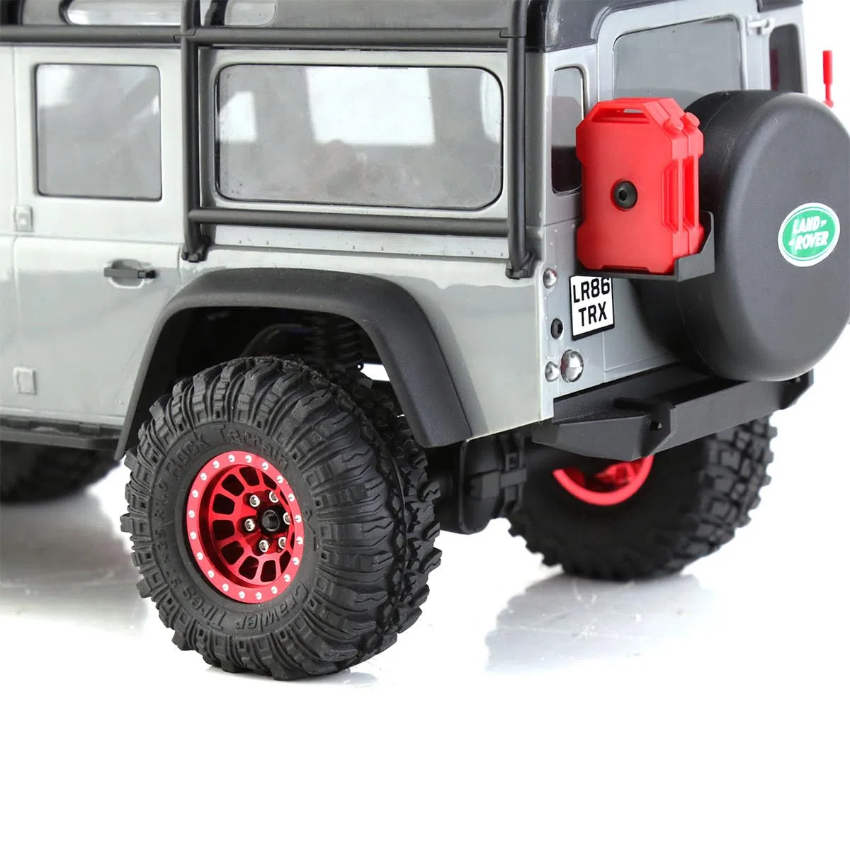 Pneumatici 1.0, Pneumatici cingolati S3 per Tutti i Terreni per Auto cingolate RC Axial TRX4M SCX24 AX24 FCX24 Parti di aggiornamento (Nero)