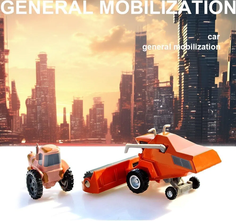 Cars 2 3 Lightning McQueen Frank e Trattore in lega metallica modellato a pressione Modello di auto giocattolo per bambini ragazzi