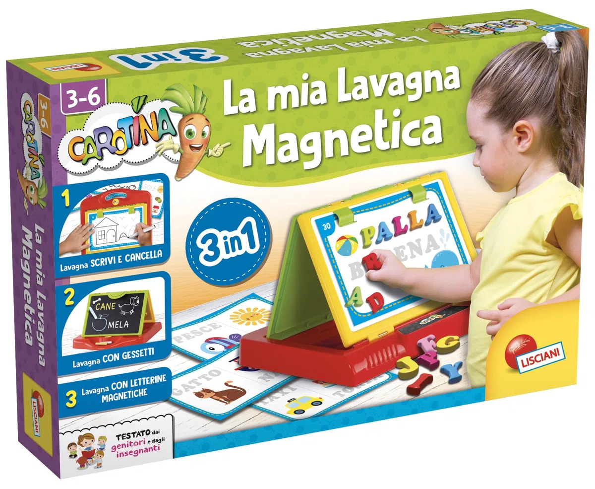 Lisciani Giochi - Carotina La mia lavagna magnetica