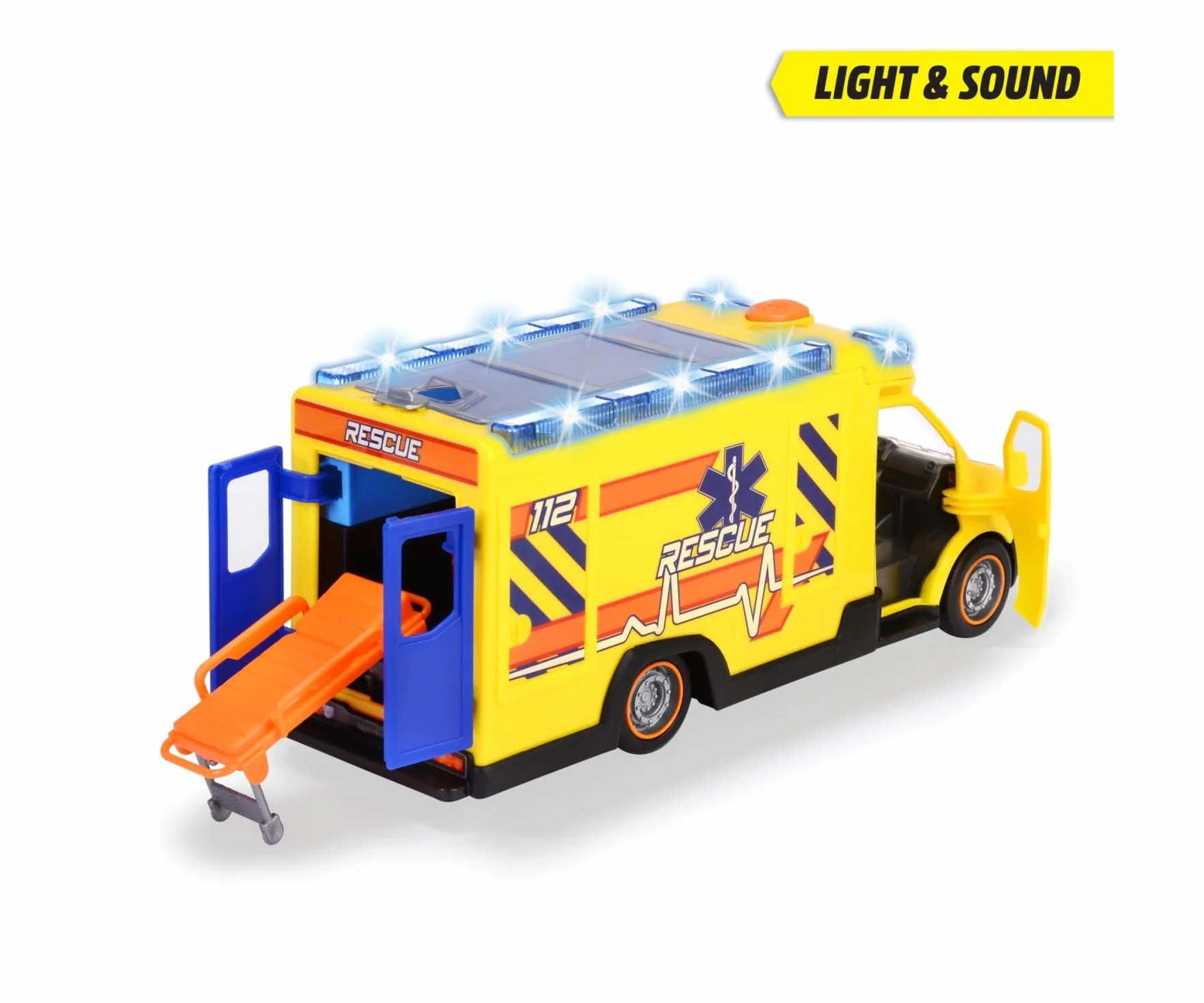 Dickie Toys - SPRINTER AMBULANZA FUOCO E SALVATAGGIO