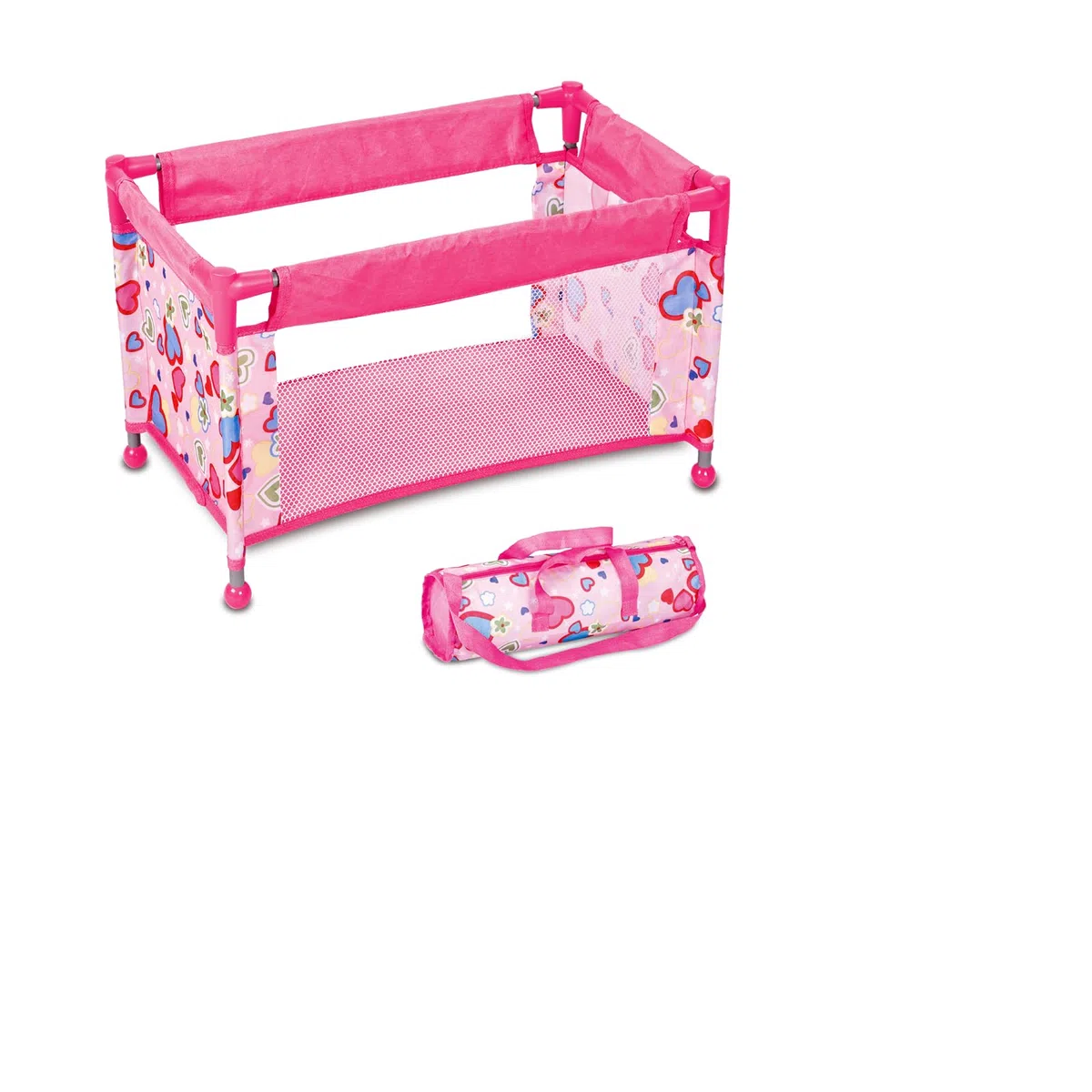 culla per bambole | accessori bambole per meno di 50 cm bambola | lettino da Viaggio per cicciobello bambola | per bambine e bambine dai 3 anni
