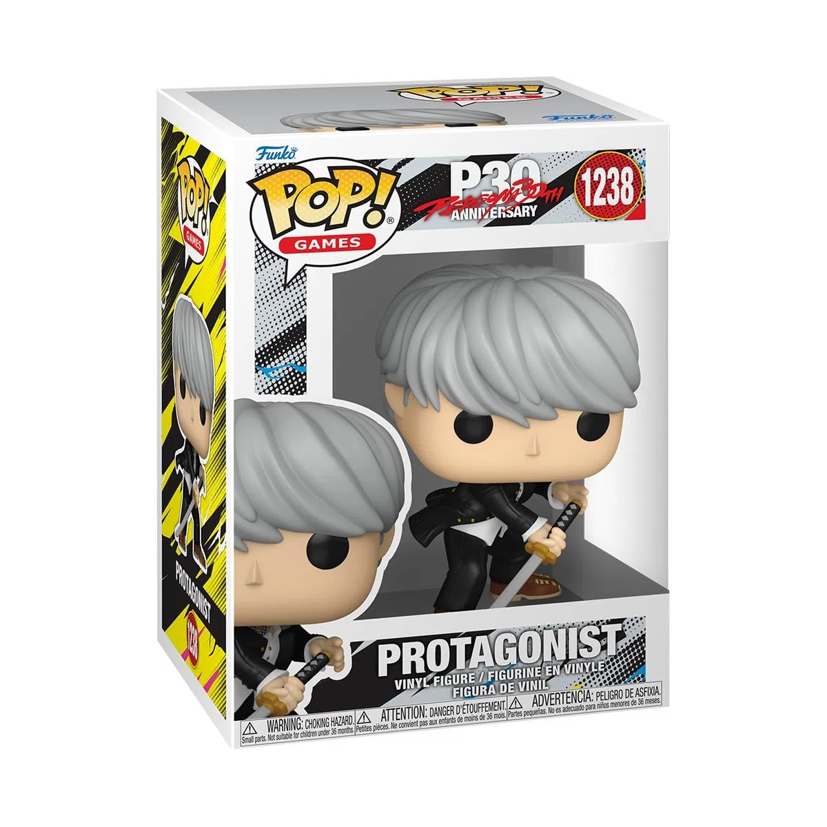 Funko POP! Games: Persona 4 - Protagonist - Figura in vinile da collezione - Idea regalo - Prodotto ufficiale - Giocattoli per bambini e adulti - Modello di figura per collezionisti ed esposizione