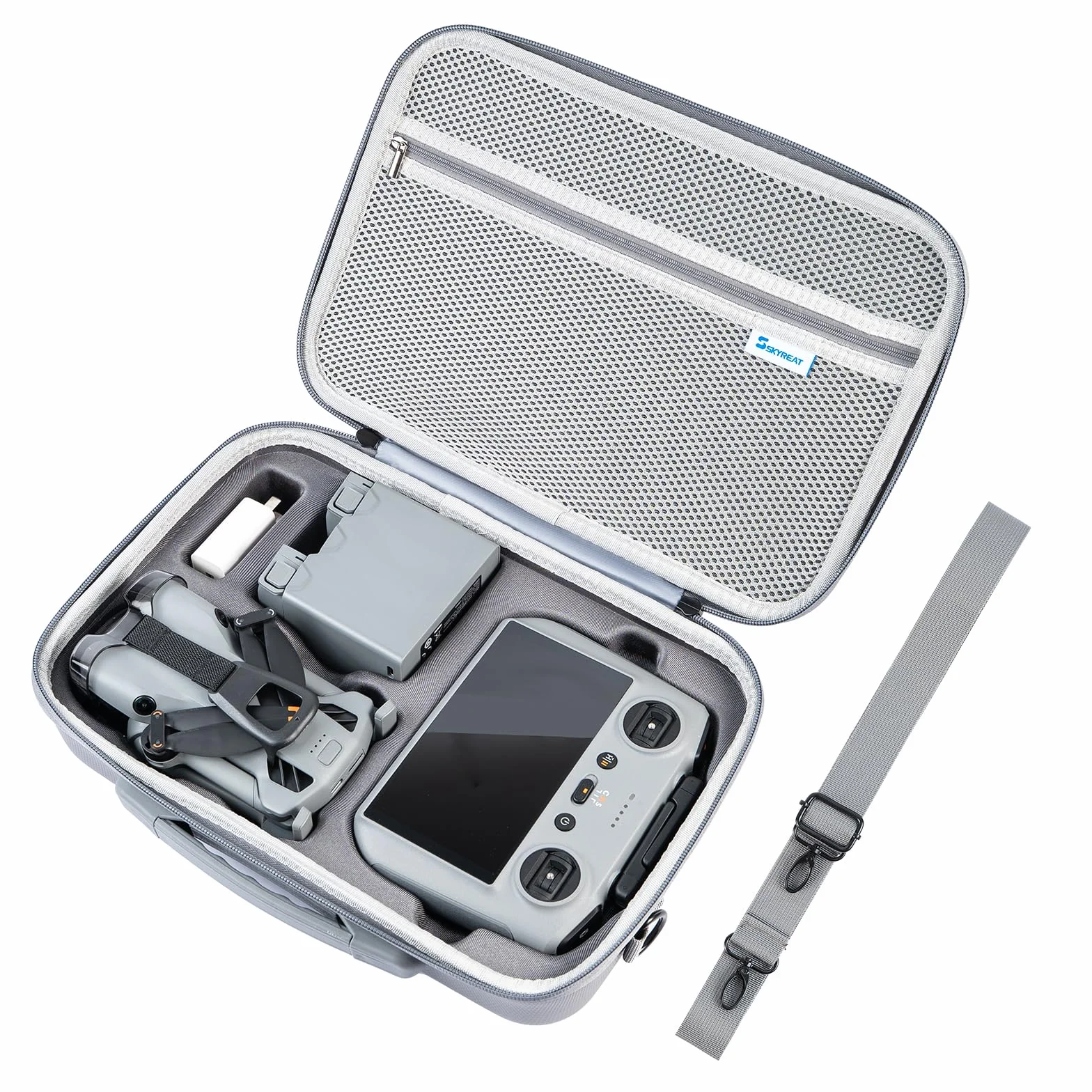 SKYREAT Mini 5 Pro, borsa portatile in pelle PU per DJI Mini 5 Pro Fly More Combo Drone RC 2 Accessori controller