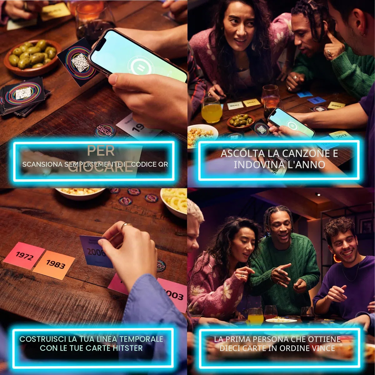 Hitster Summer Party - Gioco da tavolo musicale per feste, carte e quiz per barbecue, appuntamenti e feste in giardino, oltre 300 nuove canzoni - Guess the Song, Year & Artist - Giochi per adulti e