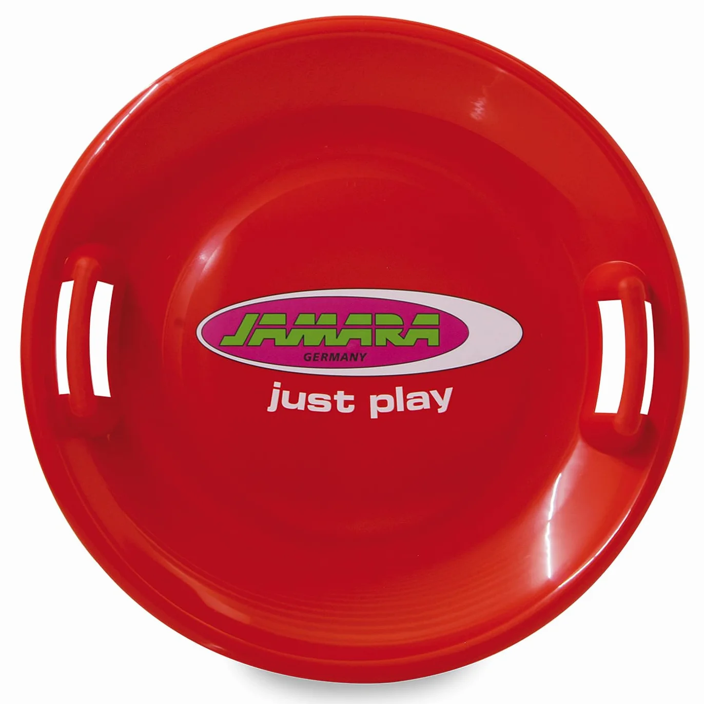 JAMARA - Piatto antiscivolo "Snow Play", 60 cm, manici su entrambi i lati, corpo in plastica resistente, peso leggero solo 555 g