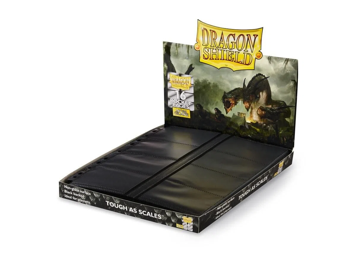 DRAGON SHIELD AT-10312-50 Pagine - 16 Pocket Pages Non Glare