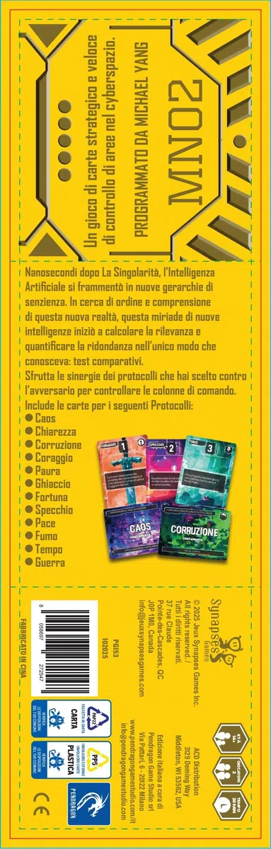 Pendragon - Compile MN02 - Edizione italiana - Deck Building, Strategico, Veloce, 1vs1 | 2 Giocatori | 14+ |