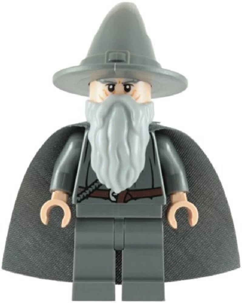 LEGO Il Signore Degli Anelli: Gandalf Il Grigio Mini-Figurina Con Grigio Cap