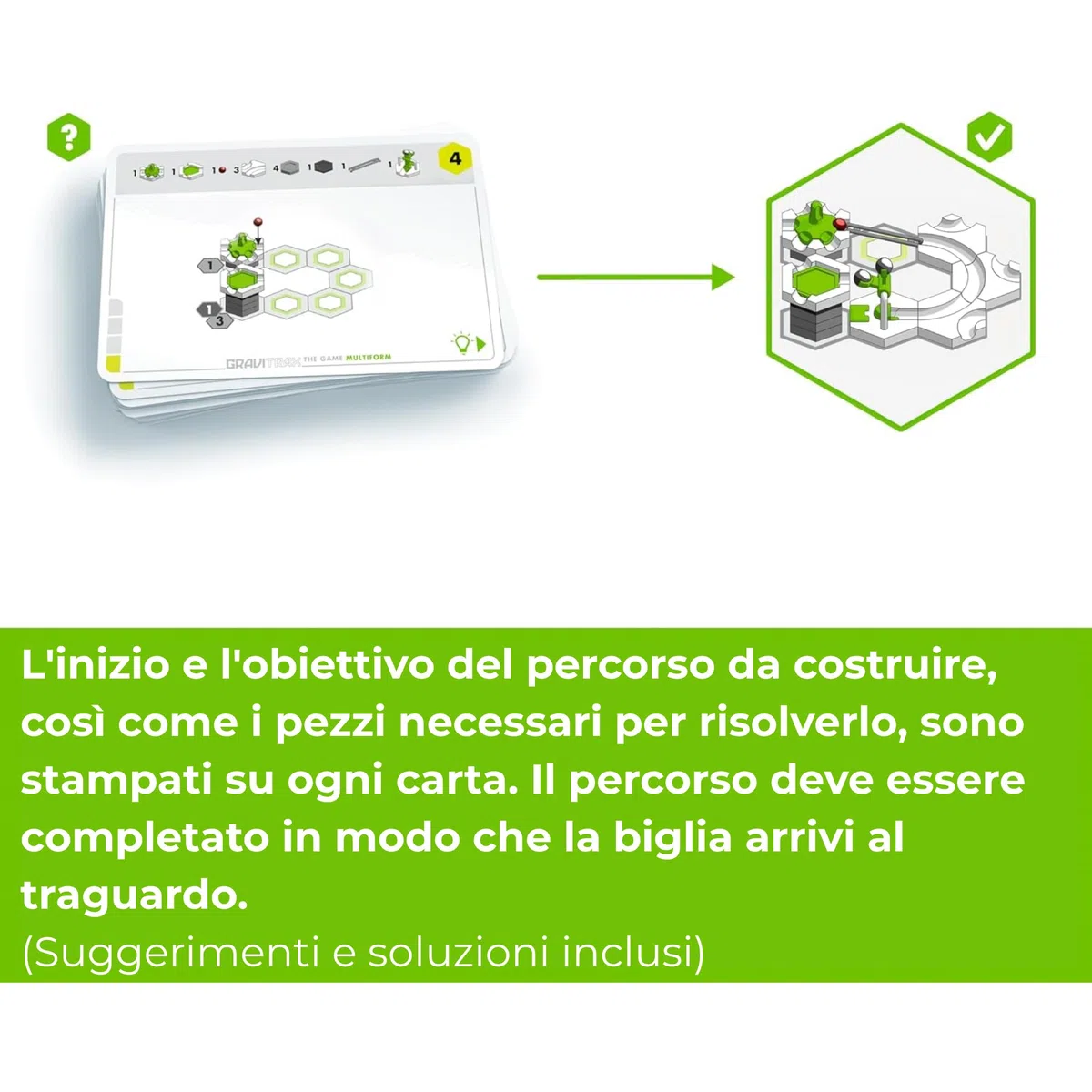 Ravensburger - GraviTrax The Game Multiform, Pista biglie 46 pezzi, Gioco di logica, 30 carte sfida multilivello, Costruire circuiti, Rompicapo STEM 8+ anni e adulti, Compatibile con tutti i GraviTrax