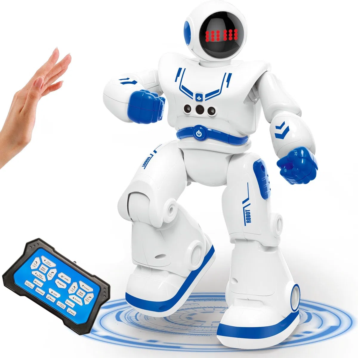 Giocattolo intelligente RC Robot con canto/ballo, telecomando e sensazione, ideale per bambini dai 6 ai 12 anni per compleanno e Natale